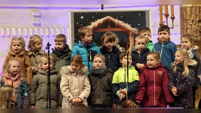 Jedes der fünf Kindergartengruppen trat einzeln auf und brachte mit fröhlichen Kinderstimmen ihr Lied zum Erklingen. (Bild: Petra Lettner)