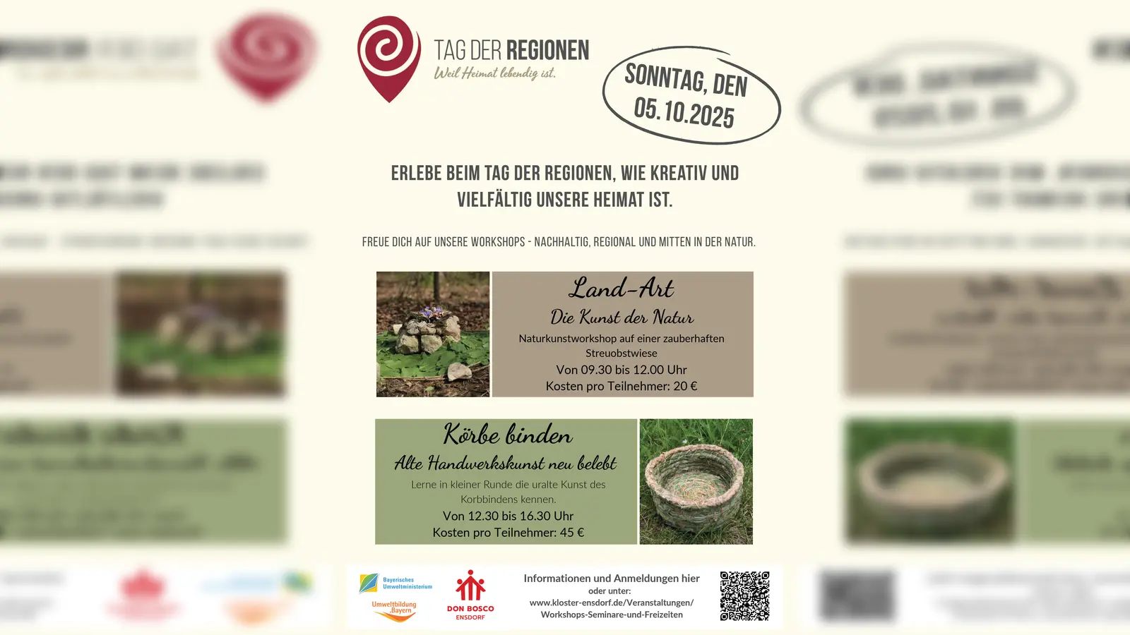 Zum Tag der Regionen bietet die Umweltstation Don Bosco Ensdorf Workshops mit Naturmaterial, das vor unserer Haustür wächst. (Bild: Anita Pedall)