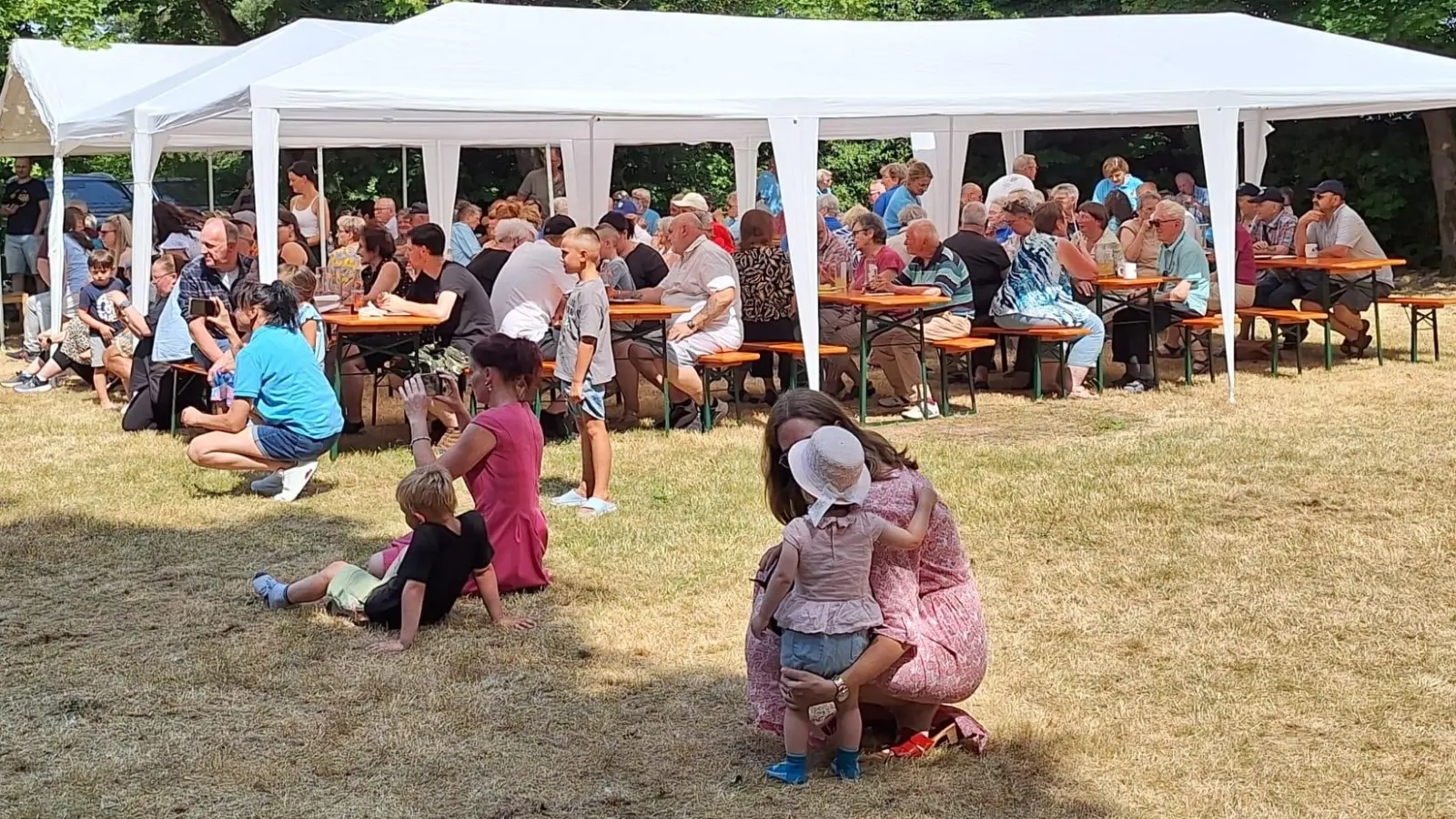 Viele Besucher bei strahlenden Sonnenschein (Bild: Andrea Klein)