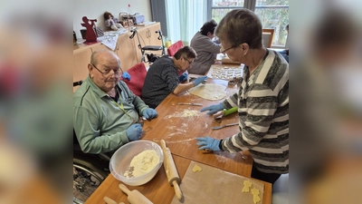 Im „Haus Mühlbühl” wurden fleißig Plätzchen gebacken. (Bild: Ilona Fritsche)