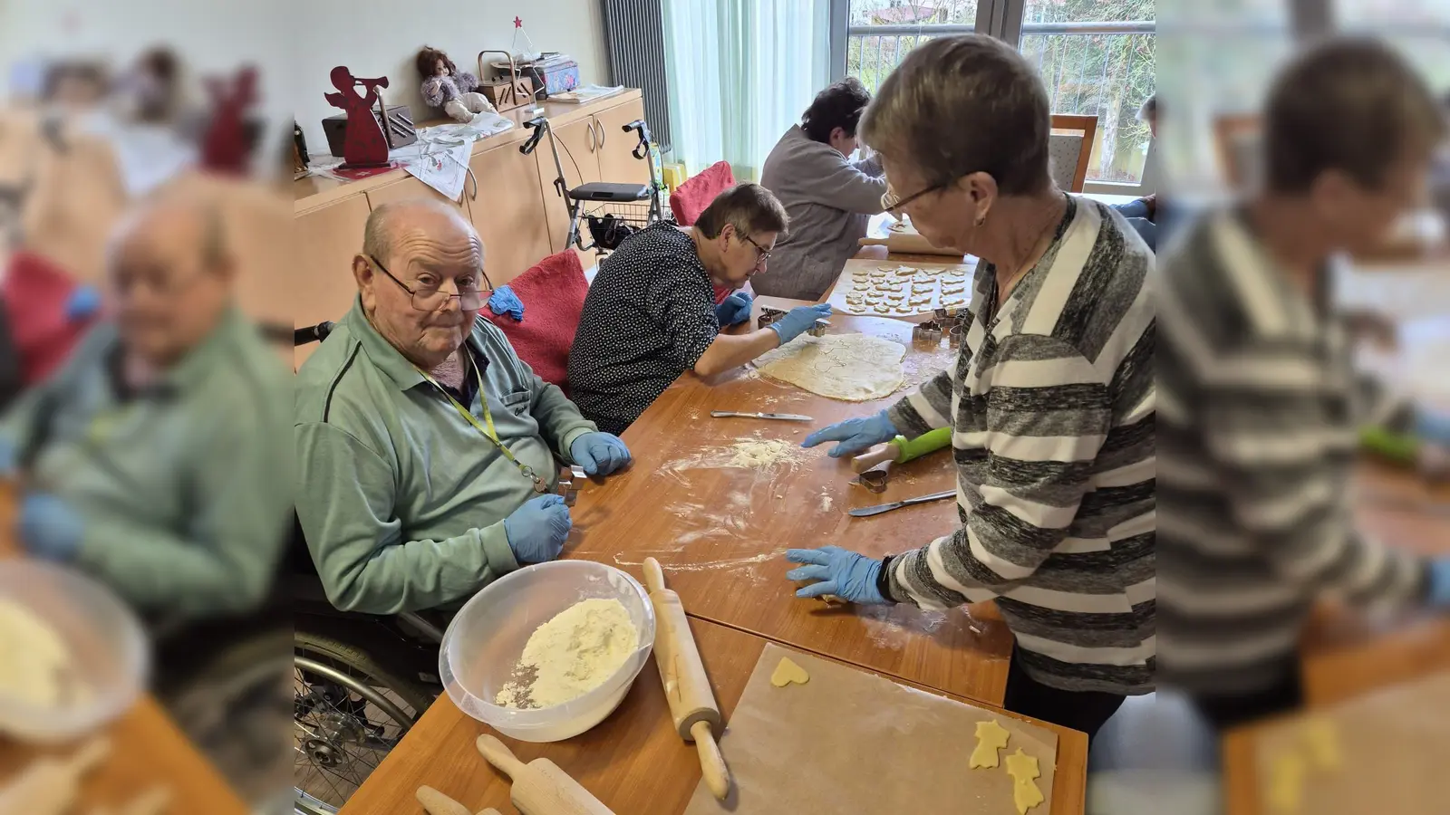 Im „Haus Mühlbühl” wurden fleißig Plätzchen gebacken. (Bild: Ilona Fritsche)