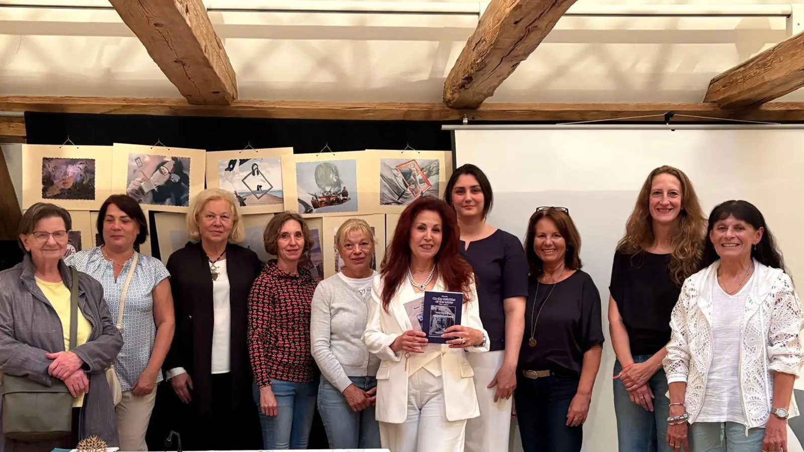 Lesung von Dr. Dalal Makari-Pausch in der Regionalbibliothek Weiden. (Bild: Dalal Makari-Pausch)