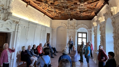 Eine beeindruckende Führung auf der Trostburg in Waidbruck gehörte zum Kulturprogramm der Freunde Südtirols. (Bild: Andreas Royer)