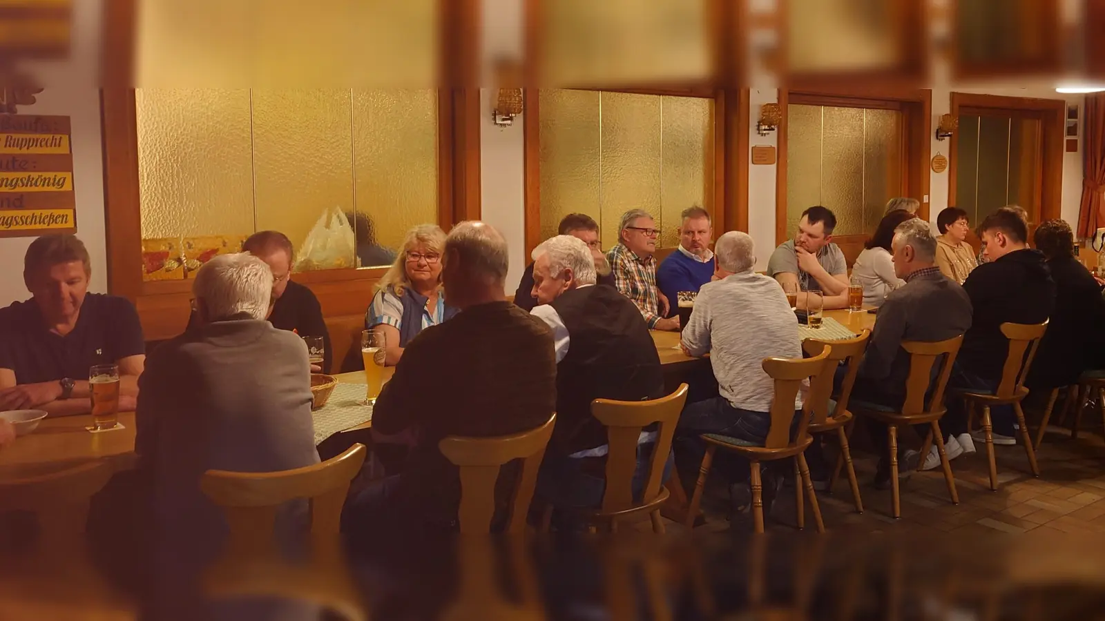 Blick in die Schützenstube (Bild: Annette Rauscher)