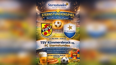 Plakat Sternstundenspiel.  (Bild: Klaus-Günter Backes)