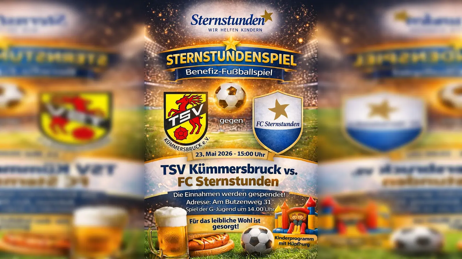Plakat Sternstundenspiel.  (Bild: Klaus-Günter Backes)