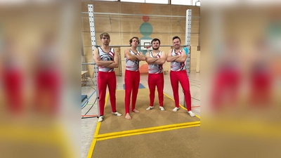 TG-Männermannschaft (v.l.n.r. Julian Weber, David Malzer, Moritz Helgert, Johannes Malzer) erreichte die Qualifikation zum Landesfinale im Bayernpokal. (Bild: Hans Plonner)