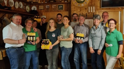 Sieger des Jubiläums-Kirwaschießen 2025 bei „Gut Ziel” Seugast. (Bild: Annette Rauscher)