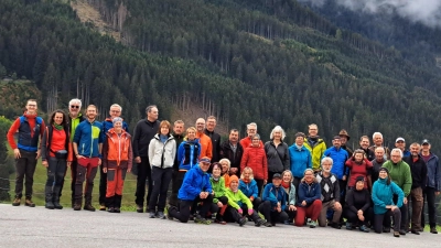 Alle Teilnehmer genossen die Tage in den Bergen. (Bild: Doris Reil)