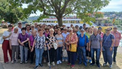  Die Reisegruppe nach der Schifffahrt-Veitshöchheim (Bild: Ingrid Kaltenecker)