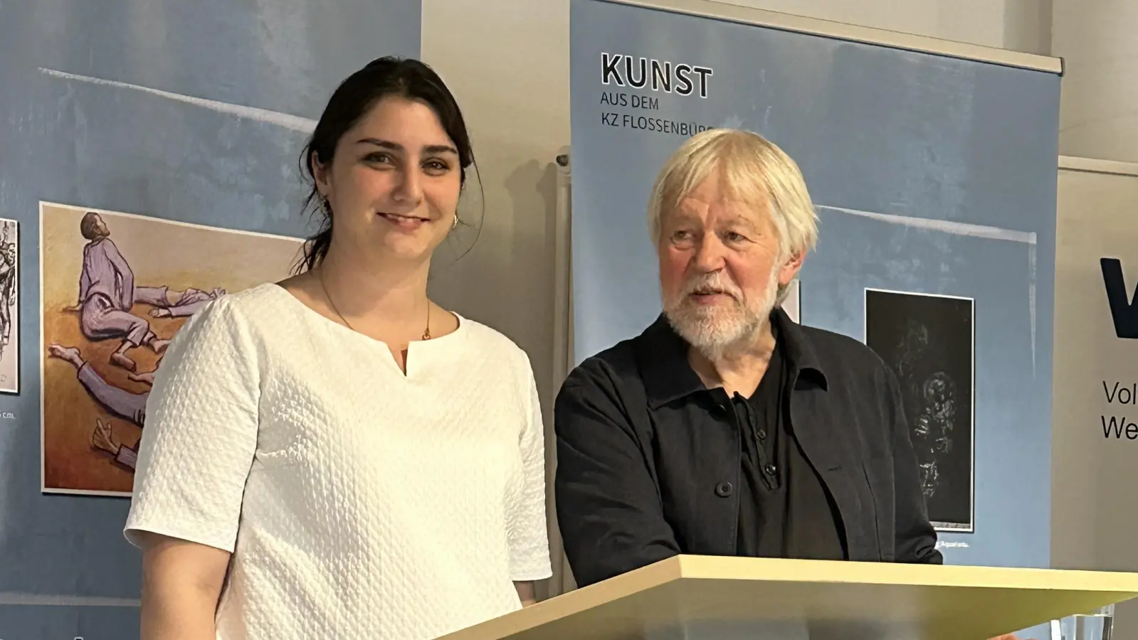 Dr. Marcella Zulla und Prof. Dr. Hans Simon-Pelanda. (Bild: Johanna Senft)