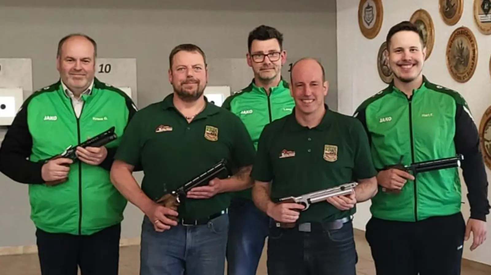 Günter Kraus, stefan Zant, Torsten Lang, Joachim Bauer, Felix Hart, es fehlt Oswald Weig. (Bild: Stefan Zant)