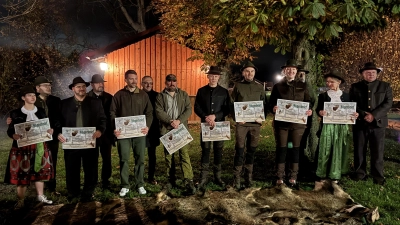 Hubertusfeier mit Jägerschlag der BJV Kreisgruppe Vohenstrauß (Bild: Florian Forster)