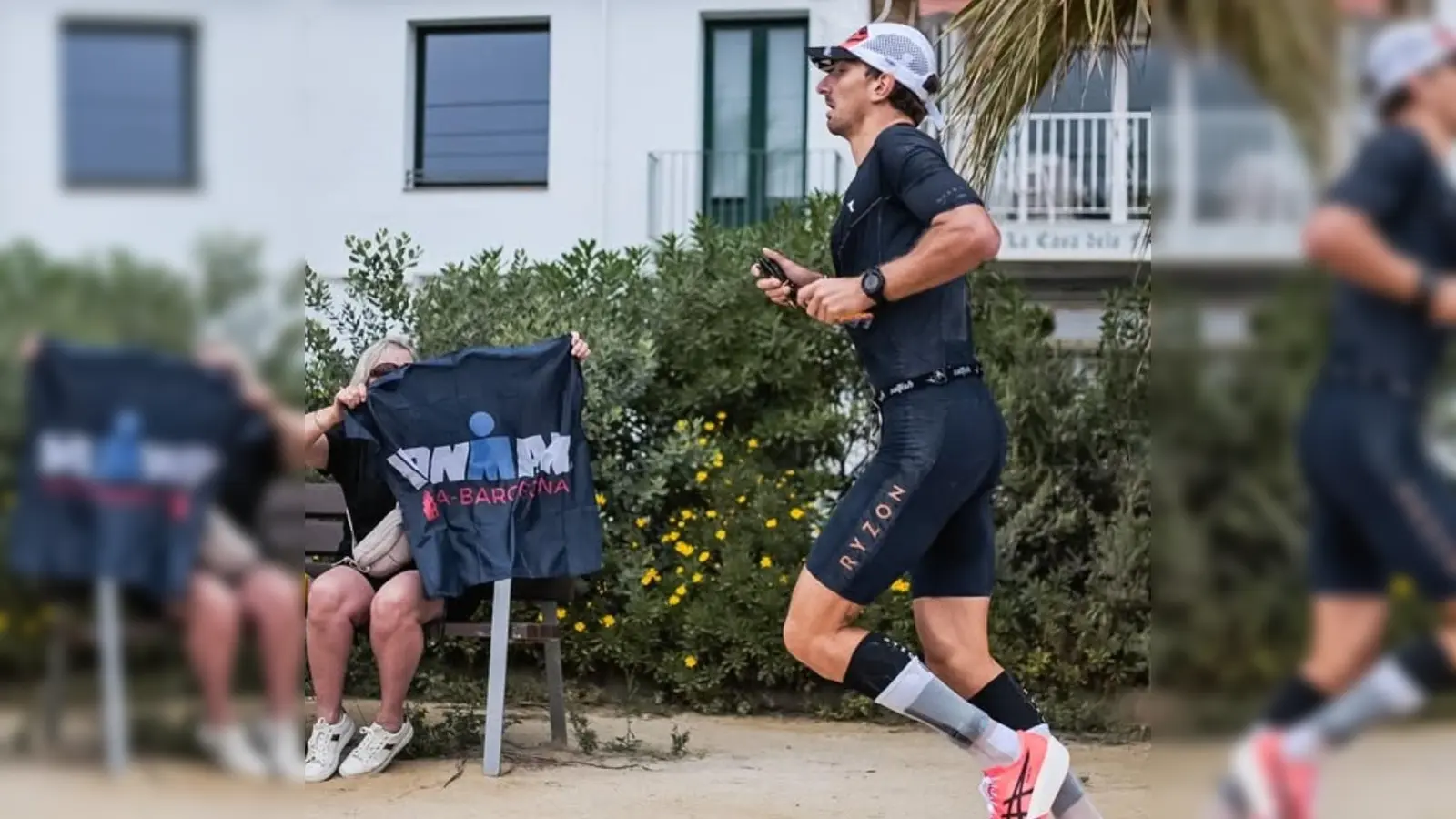 David Neidl beim abschließenden Marathonlauf (Bild: Elke Geck-Neidl)