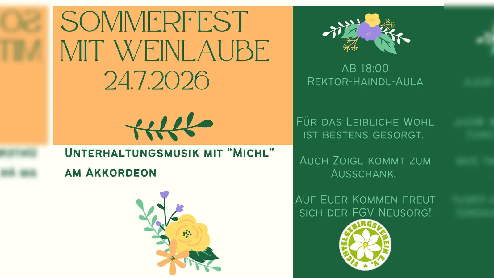 Einladung zum Sommerfest (Bild: Simone Jelsch)