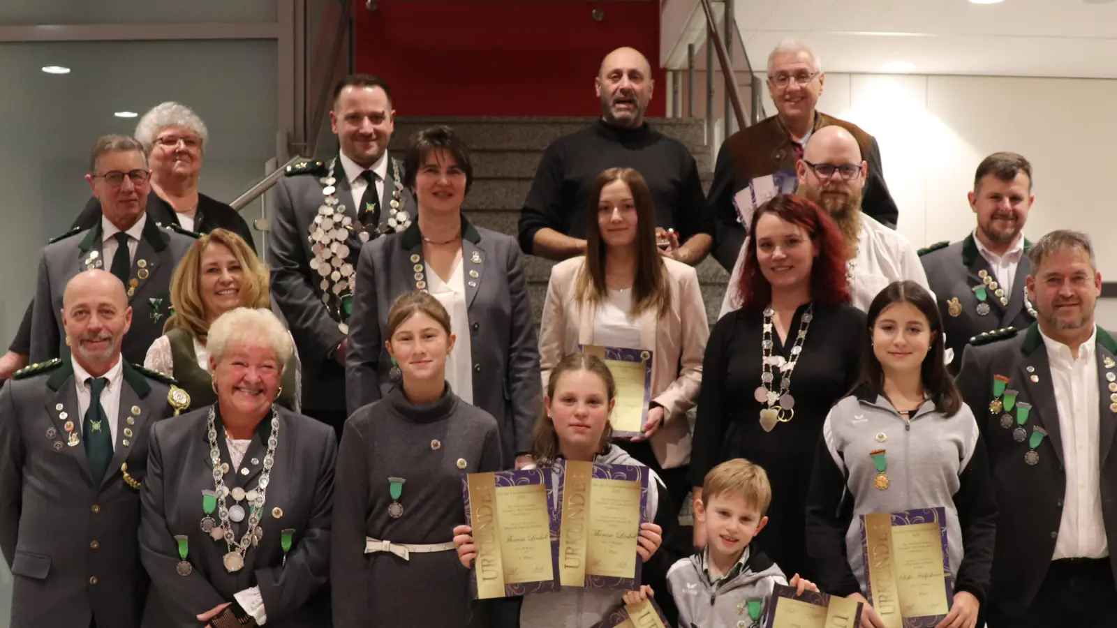 Die Vereinsmeister 2026 des Schützenvereins Einigkeit 1862 Erbendorf Naabberg. (Bild: Melissa Wagner)