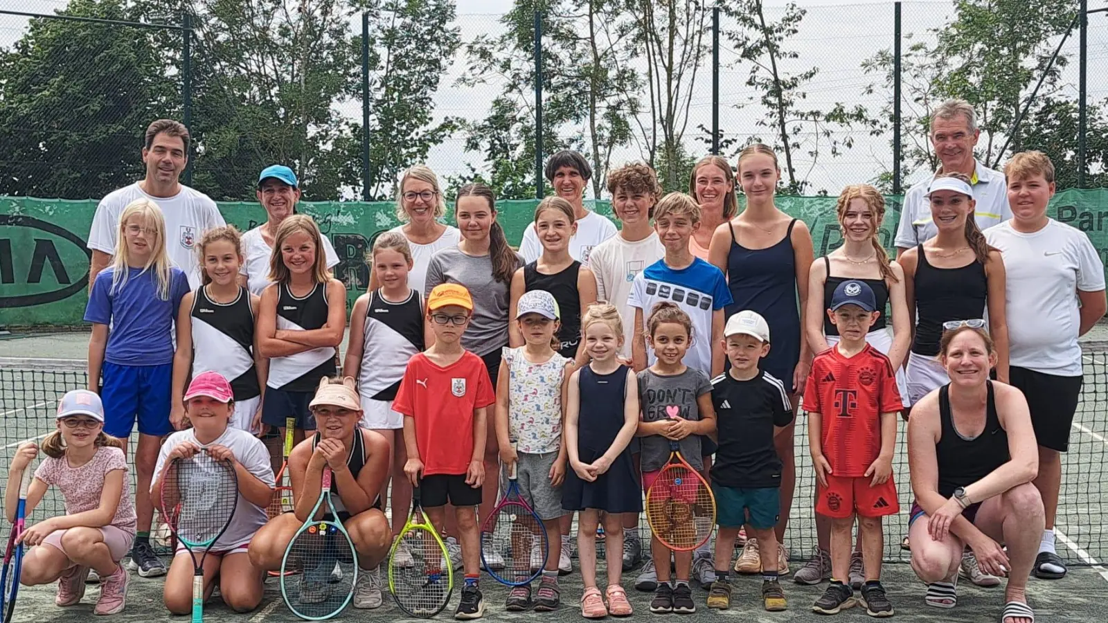 Teilnehmer Tenniscamp. (Bild: Katrin Lobedann)