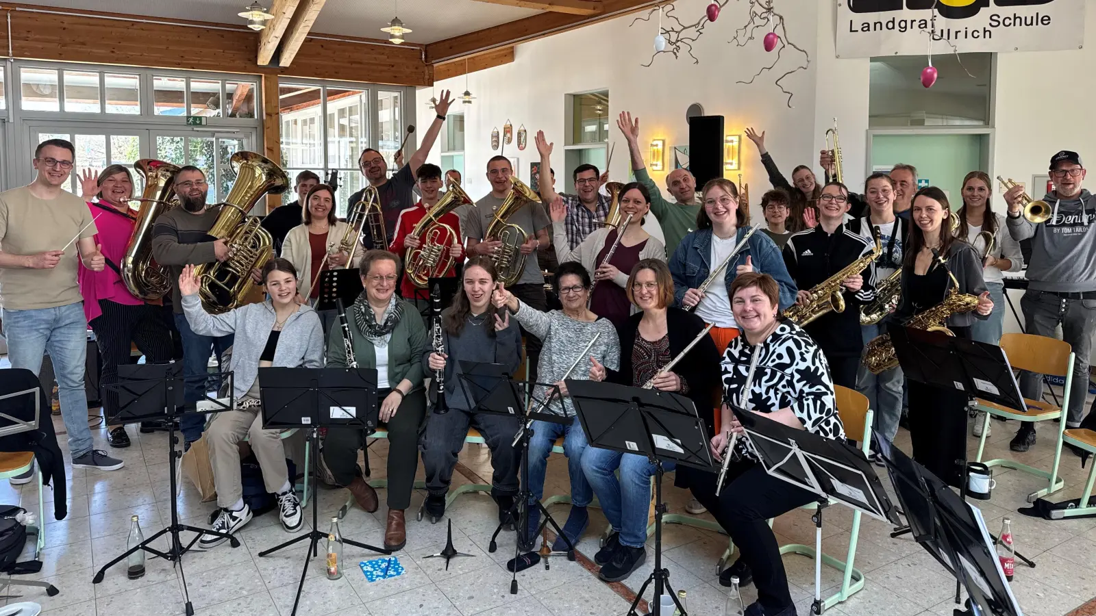 Die Teilnehmer am Probenwochenende.  (Bild: Andre Pflaum)