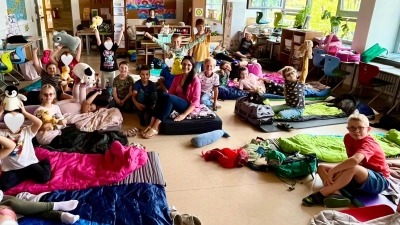 Die Schlafplätze wurden aufgebaut, es kann losgehen! (Bild: Antonia Köhle)