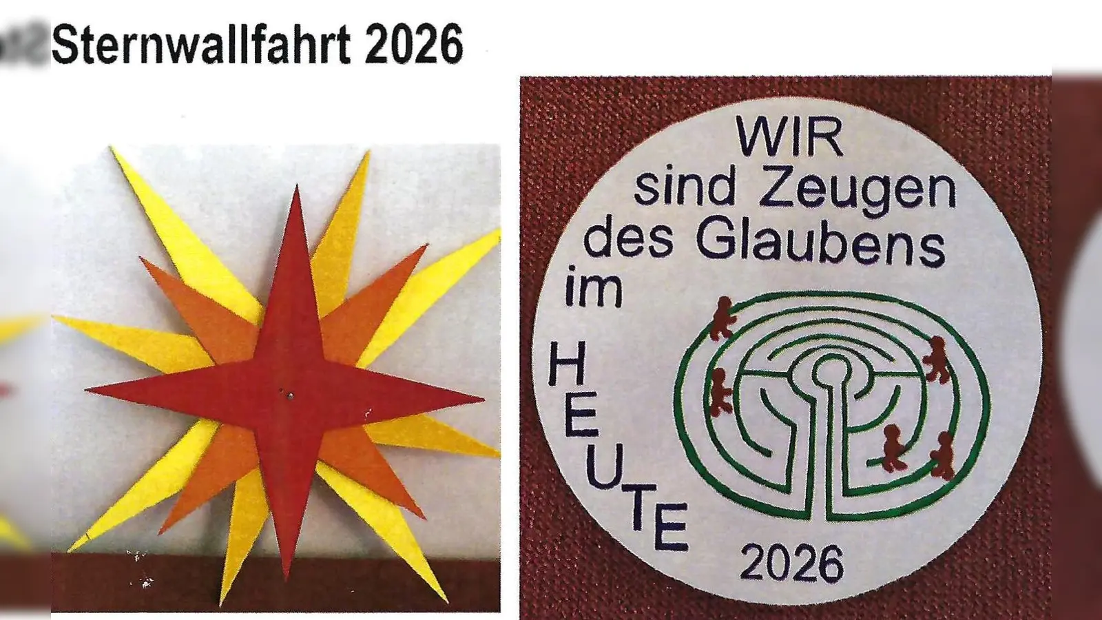 Logo Sternwallfahrt 2026 der Pfarreiengemeinschaft Schnaittenbach / Kemnath a.B. (Bild: Anita Hartmann)
