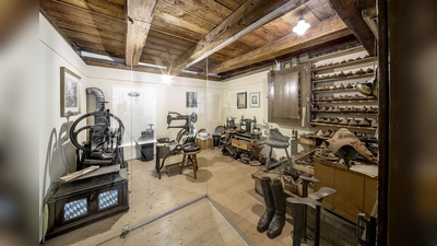 Dauerausstellung Handwerk – Schuster. (Bild: Marcus Rebmann)