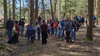 Osterwanderung des Gartenbauvereins.  (Bild: Christina Decker)