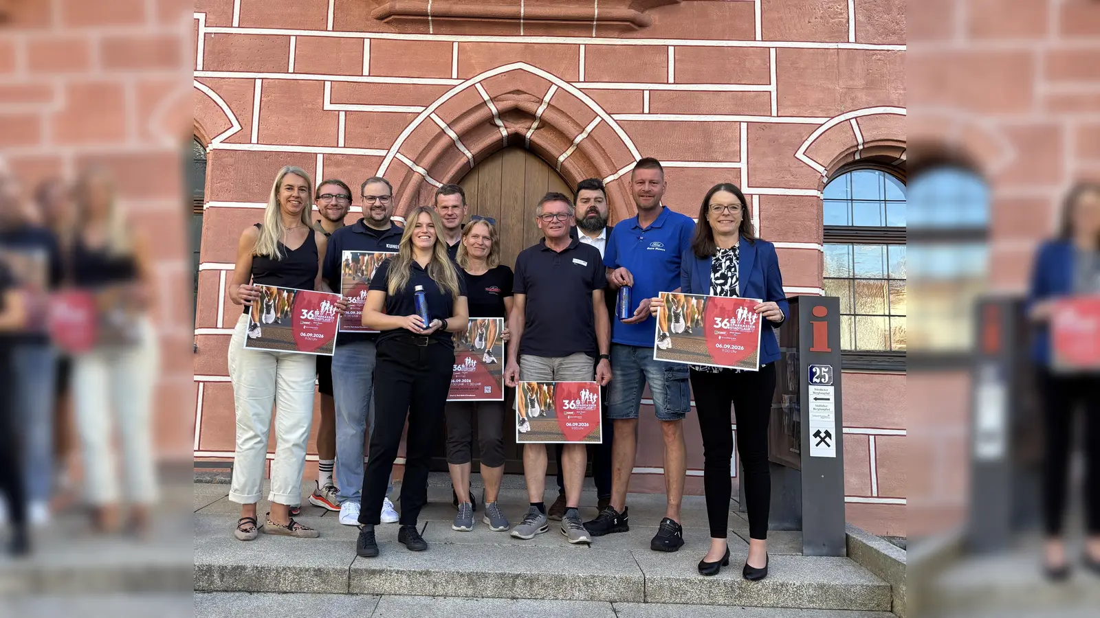 Beim Sparkassen-Stadtlauf in Rosenberg werden zwischen 9 und 11 Uhr Runden für den guten Zweck gelaufen. (Bild: exb)