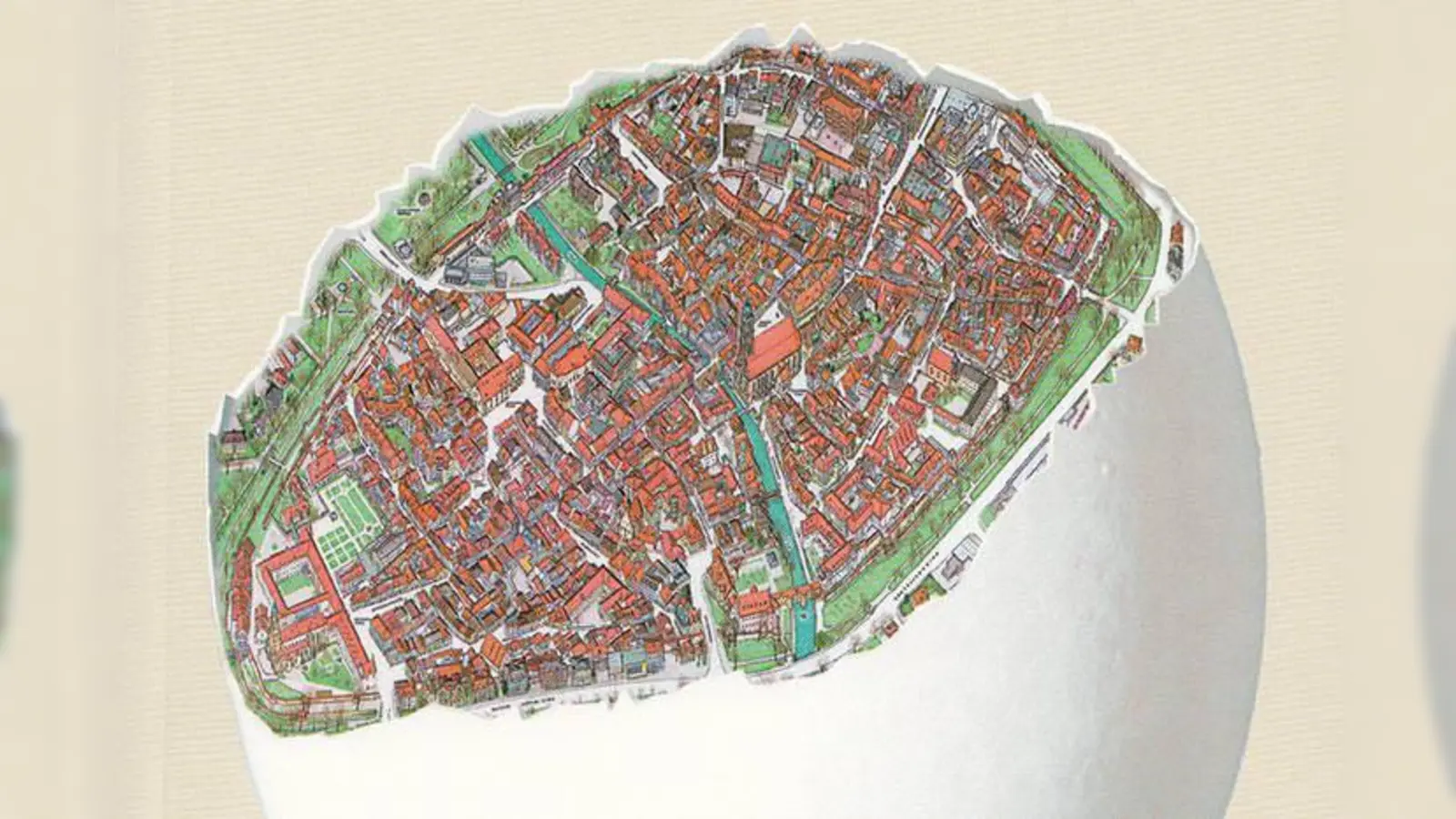 Die Themenführung „Amberg knackt die Eierschale“ führt einmal außen um die historische Stadtmauer herum. (Bild: Gerald Richter)