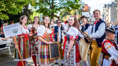 Dudelsackkapelle aus Bischofteinitz. (Bild: Krystof Straka)