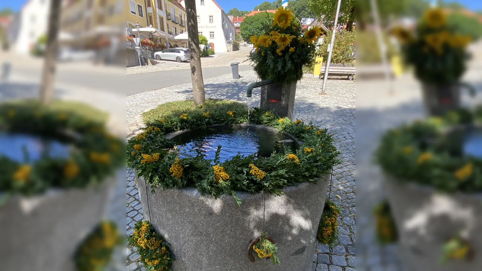 Brunnen am „Unteren Markt” (Bild: Josef Glas)
