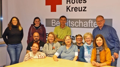  Die erste Gruppe der Teilnehmer des Erste Hilfe Kurses zur Qualifikation zur „Region der Lebensretter” (Bild: Christian Koch)