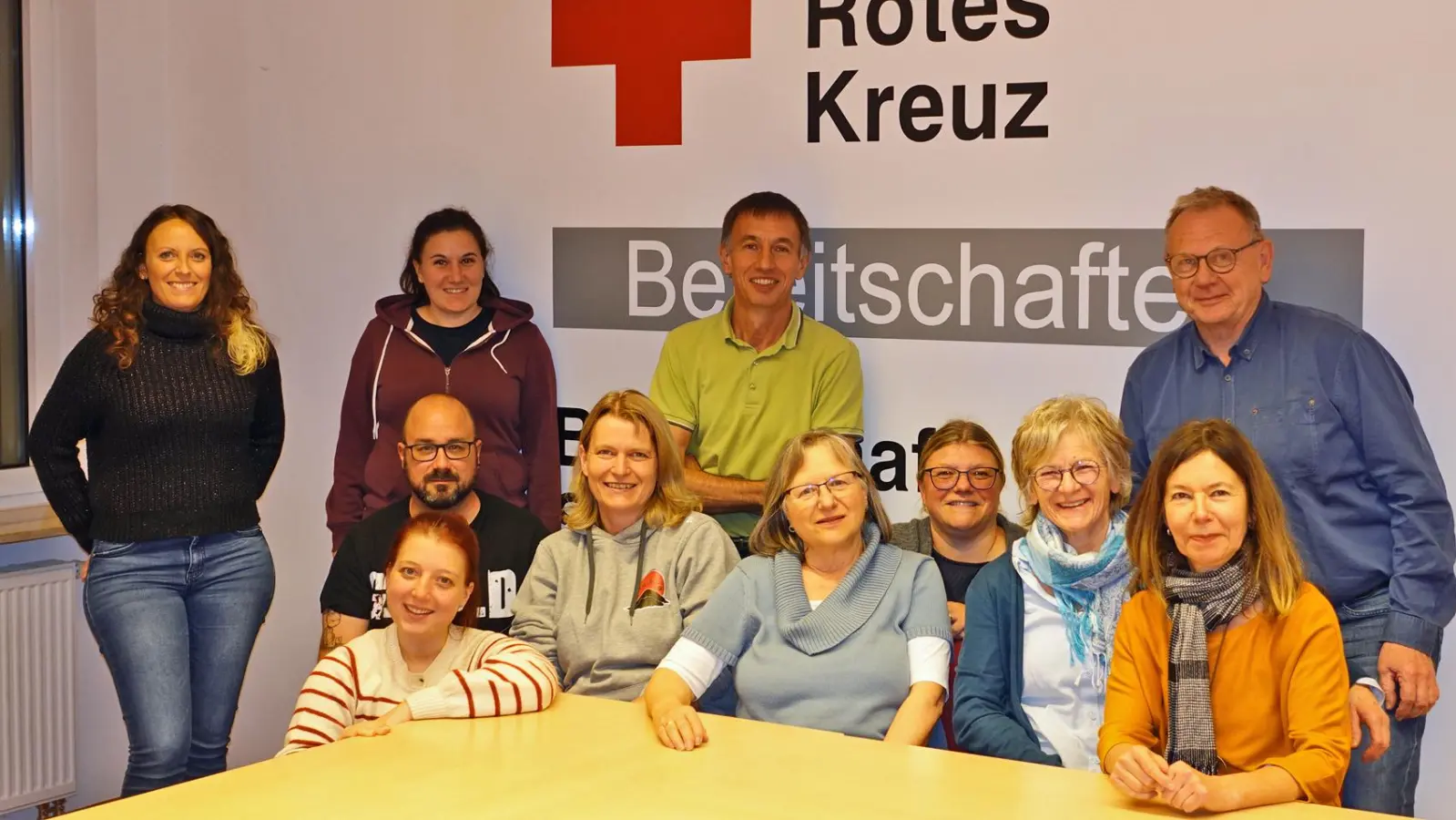  Die erste Gruppe der Teilnehmer des Erste Hilfe Kurses zur Qualifikation zur „Region der Lebensretter” (Bild: Christian Koch)