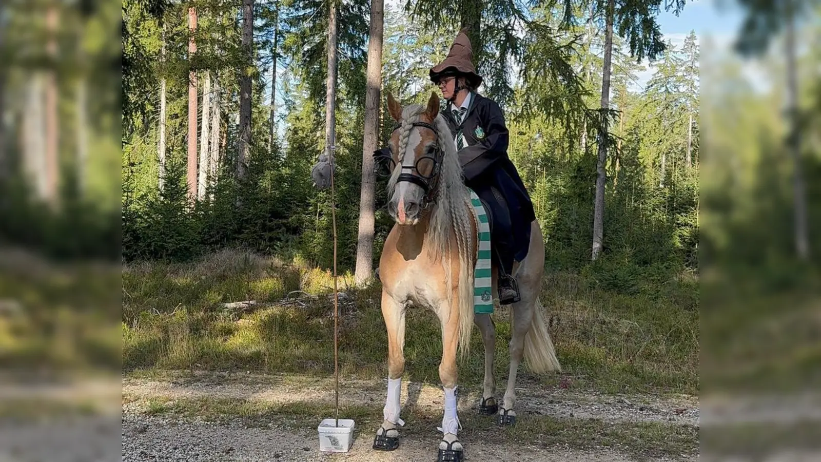 Teilnehmerin auf der Geländestrecke (Bild: Laura Rosenberger)