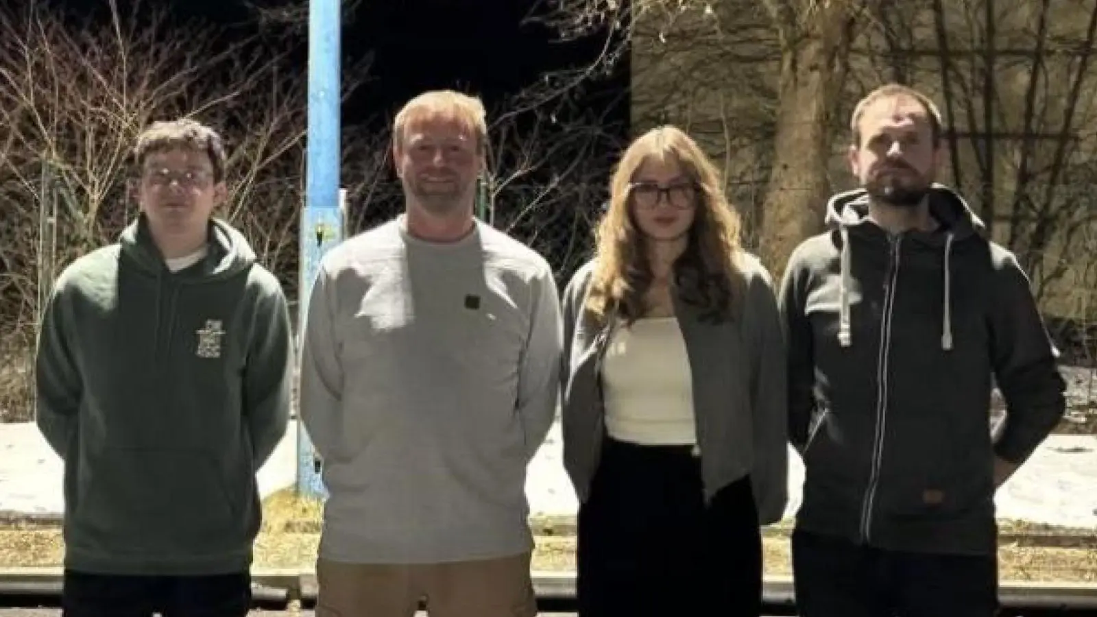 Holger Schmidt, Vorsitzender Jörg Bauer, Sophia Rosner und Carsten Pflaum (Bild: Sophia Rosner)