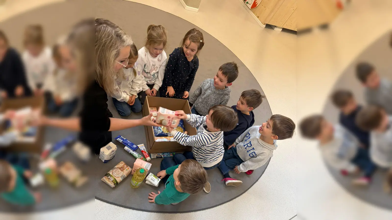 Das Johanniter-Kinderhaus Waldwichtel in Tirschenreuth sammelt bis zum 12. Dezember Hilfspakete für den Johanniter-Weihnachtstrucker. (Bild: Susan Patzina)