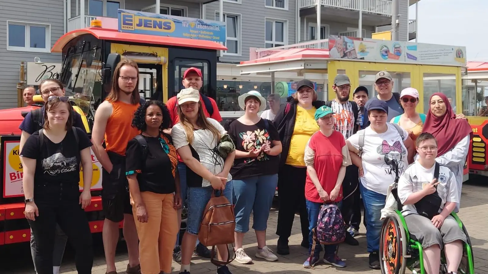 Ostseeurlaub der Reisegruppe „Offene Behindertenarbeit - Familienentlastender Dienst Tirschenreuth e.V.” (Bild: Beata Höftmann)