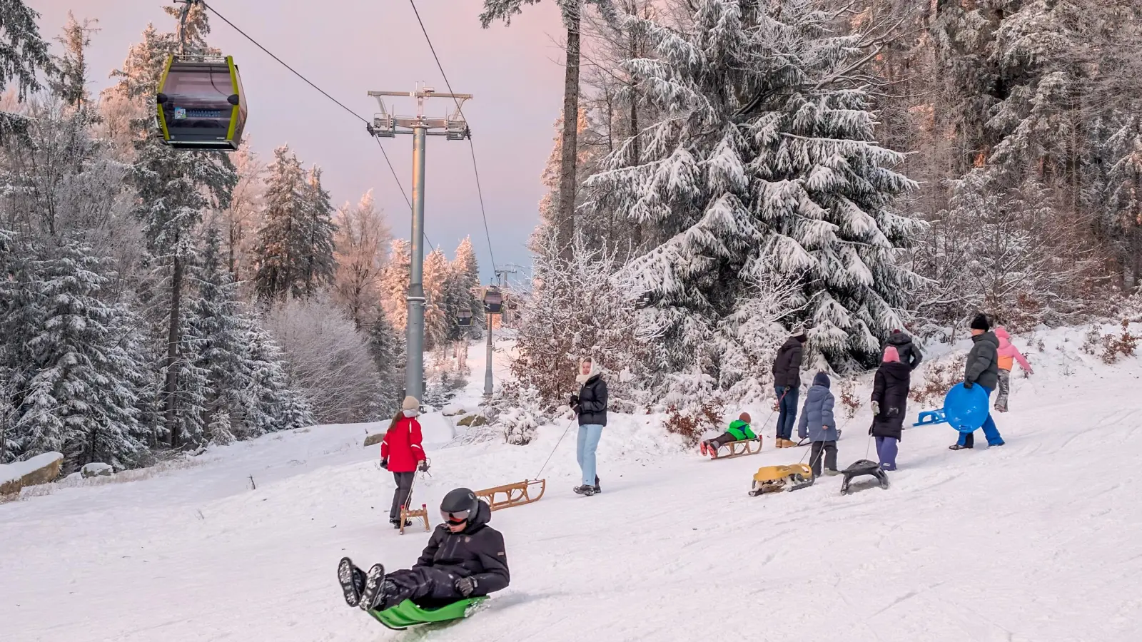 Beste Wintersportbedingungen in der Ochsenkopfregion.  (Bild: Simone Werner-Ney)