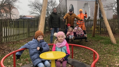 Dorfspielplatz Ursulapoppenricht. (Bild: Werner Koller)