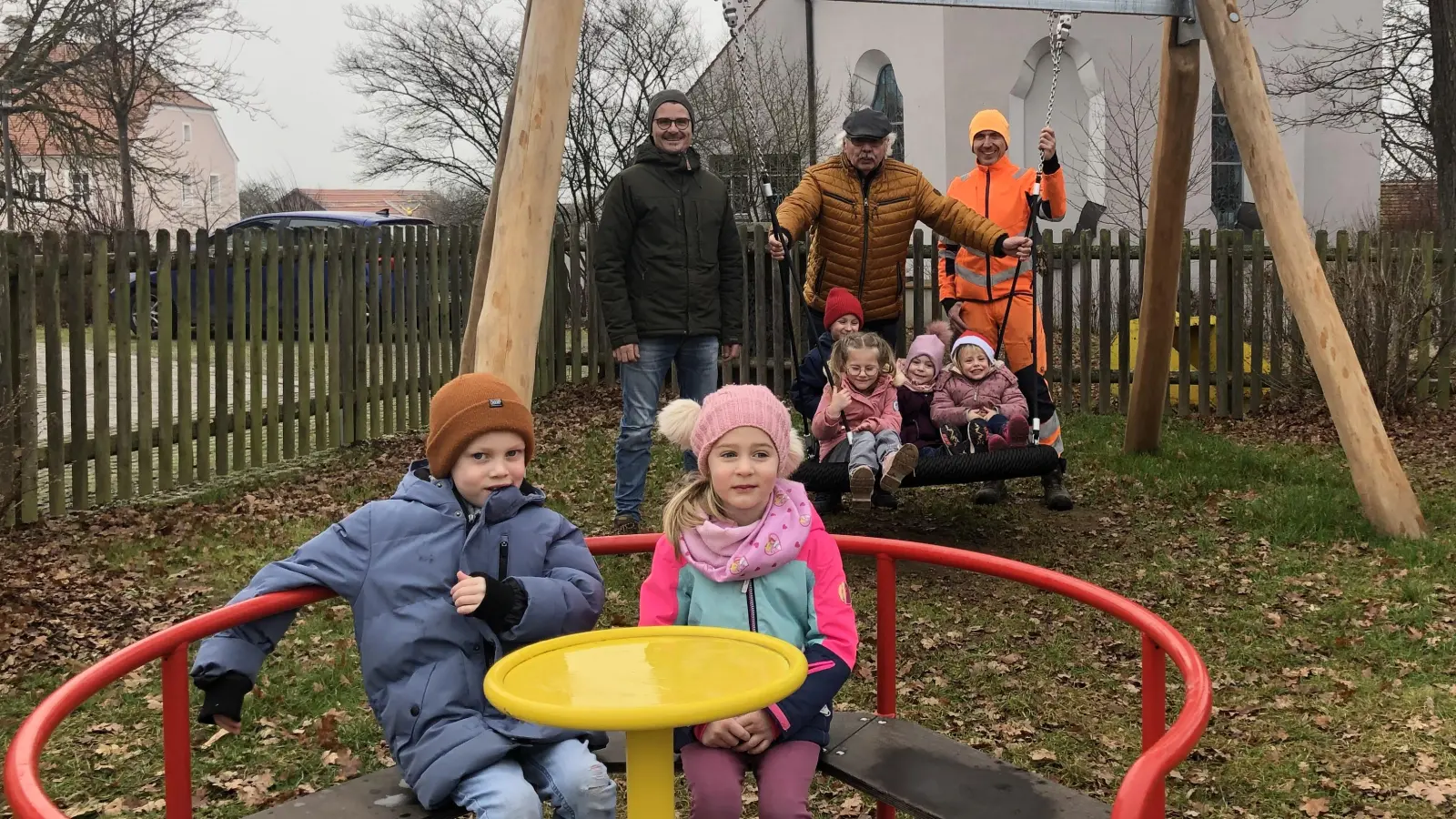 Dorfspielplatz Ursulapoppenricht. (Bild: Werner Koller)
