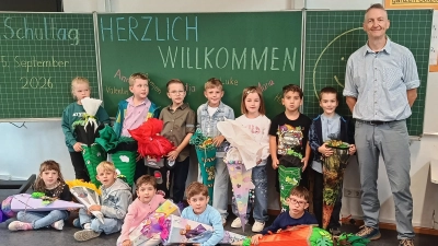 Schulanfang an der Lauterachtal-GS Hohenburg (Bild: Christine Kölbl)