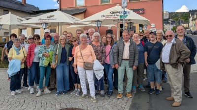Die Teilnehmer der Siedlerfahrt.<br> (Bild: Wolfgang Schmid)