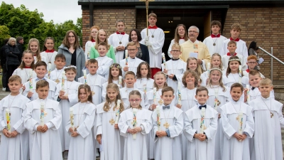 Gruppenbild Erstkommunion Dürnsricht (Bild: Fotostudio Deichl)