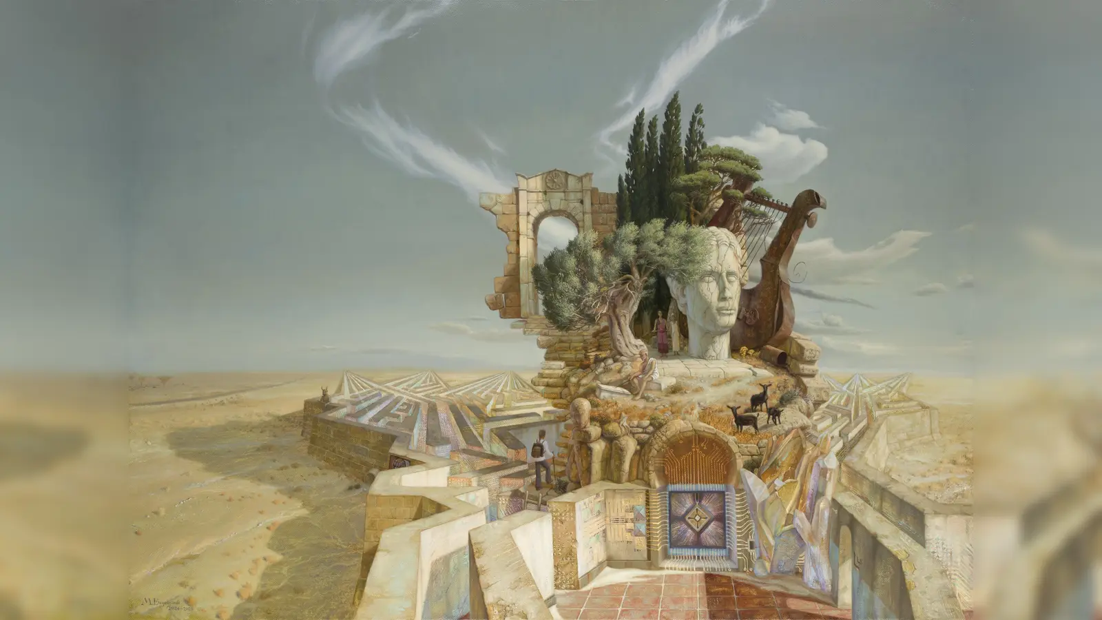 Ein weiteres Werk von Michael Engelhardt ist ab 18. September im Oberen Foyer des Stadttheaters Amberg zu sehen. (Bild: Michael Engelhardt)