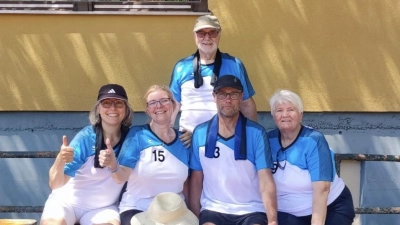 Hinten: Horst Helge Döll; vorne (v. l.): Susanne Ziegert, Margarita Spitzl, Jörg Ziegert und Renate Goblirsch. (Bild: Margarita Spitzl)