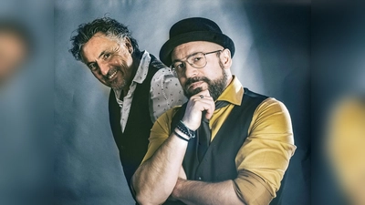 Die Bandmitglieder von Duo Italiano; Rocky Verardo (v.r.) und Richie Necker (h.l.)  (Bild: Duo Italiano)