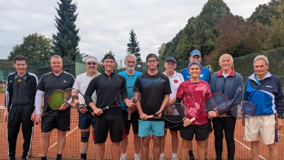 Die Teilnehmer der Einzelmeisterschaften 2025 des TC Rieden (Bild: Michaela Hetzenecker)