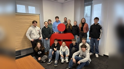 Lobkowitzer-Realschüler auf Erkundungstour (Bild: Alexander Gröger)