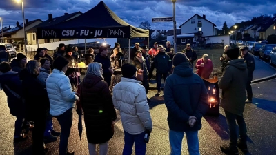 In der Talstraße Ecke Pappenberger Straße endeten im Zuge der Wahlvorbereitungen die Treffen an der CSU-Feuertonne.  (Bild: Gerald Morgenstern)