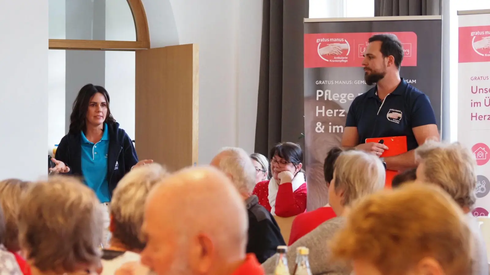 Melanie und Stefan Reber von der Tagespflege Unter´m Fahrenberg (Bild: Marina Daubenmerkel)