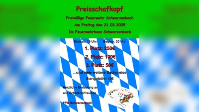 Einladung zum Preisschafkopf (Bild: Matthias Wild )